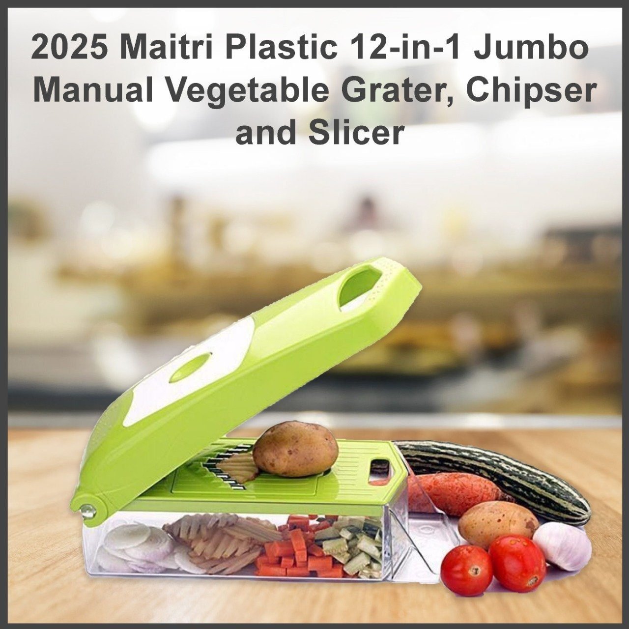 12 in1 Jumbo manual vegetable Grater , Slider