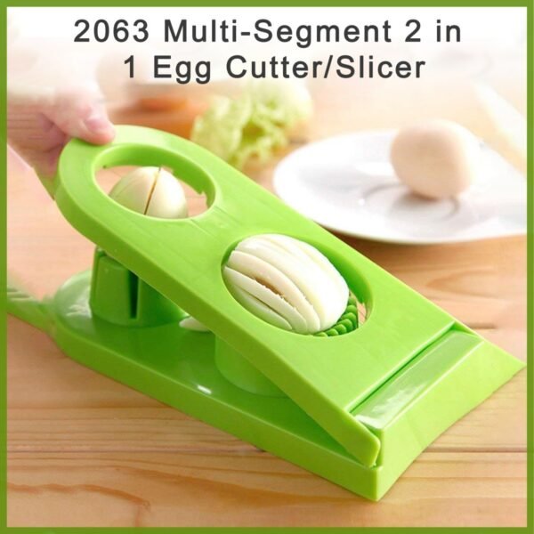 Multi Segement 2 in 1 Egg Cutter/Slicer