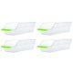 Kitchen Plastic Space Saver Organiser Rack-4 pcs